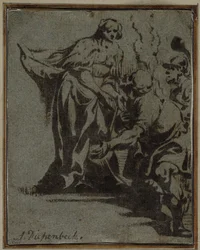 Une scène de la mythologie classique, 1600s