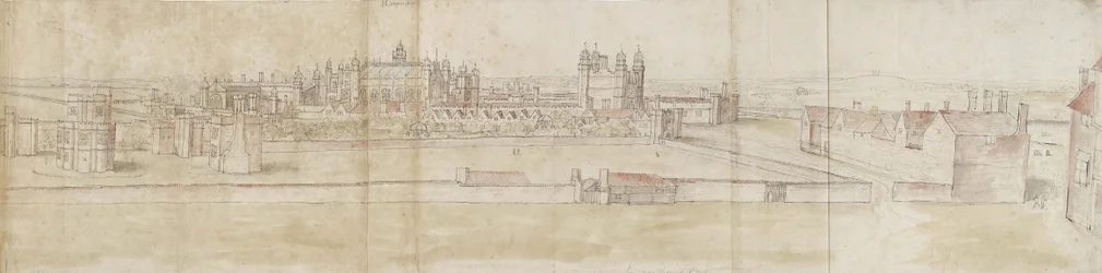 Palais de Hampton Court depuis le nord