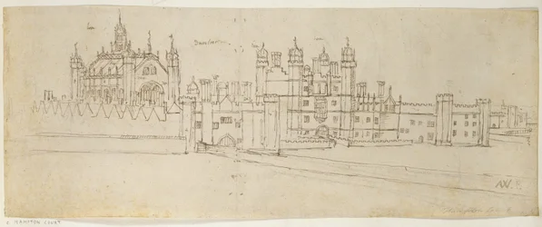 La chapelle et la porte de Hampton Court, vers 1544