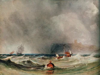 Tempête au large de Whitby, 1851