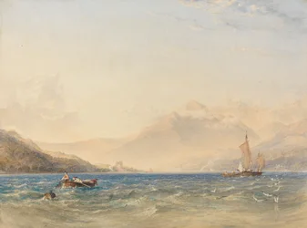 La tête du Loch Fyne, avec le château de Dindarra