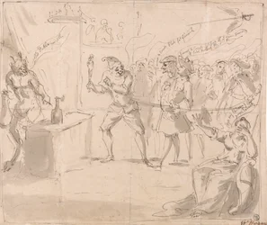 Caricature politique : "Les spiritualistes"