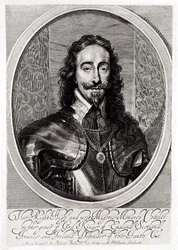 Portrait de Charles Ier, gravé par William Faithorne
