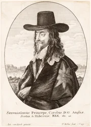 Portrait de Charles Ier, pub. 1649
