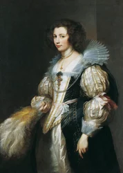 Portrait de Maria Louis de Tassis (1611-1638), fille du chanoine Antoine de Tassis