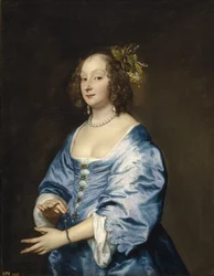 Portrait de Mary née Ruthven, Lady van Dyck