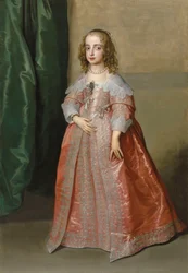 Portrait en pied de la princesse Mary (1631-1660), fille du roi Charles Ier d