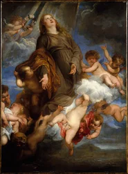 Sainte Rosalie intercède pour les pestiférés de Palerme