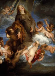 Sainte Rosalie intercédant pour les pestiférés de Palerme