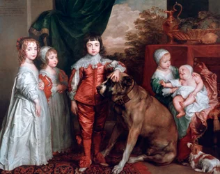 Les cinq enfants aînés de Charles Ier, 1637