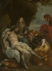 La lamentation sur le Christ mort, vers 1629 (huile sur toile)