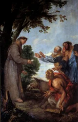 Le miracle de la mule (ou Miracle de Saint Antoine de Padoue à Toulouse) La mule du juif Guillard s