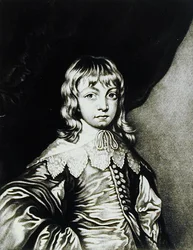 Portrait de George, duc de Buckingham (1592-1628) gravé par Robert Dunkarton (1744-c.1817) de Illustrious Characters in British History