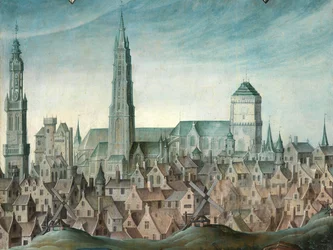 Portrait de Juan Pardo II et de ses épouses Anna Ingenieulandt et Maria Anchemant (détail)