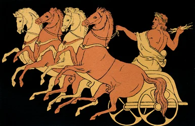 Le Char de Zeus, 1880