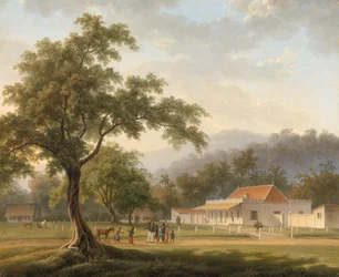 Vue de la maison du résident