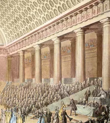 Révolution française : Don de bijoux fait par des artistes dames à l