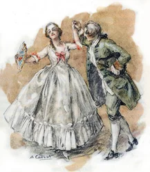 Werther dansant avec Charlotte