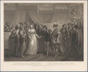 Catherine de Valois et le roi Henri V d