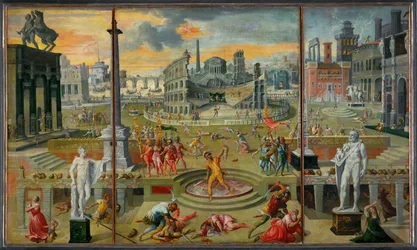 Le massacre du Triumvirat. Allusion au ...