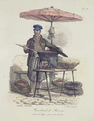 Vendeur de châtaignes