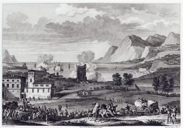 Libération de la Corse, 20 octobre 1796, gravé par Jean Duplessi-Bertaux