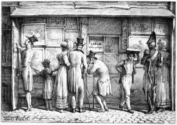 Atelier de lithographie de Delpech, vers 1818