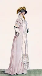 Robe de promenade pour dames, illustration du 
