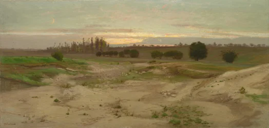 La marnière à Mulcent : Soir