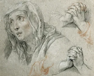 Études pour la figure de la Vierge