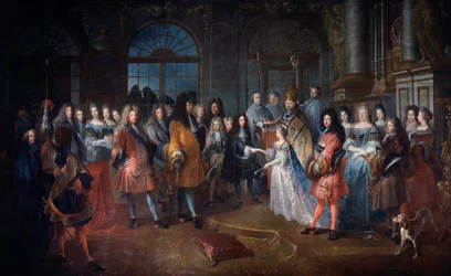 Mariage de Louis de France, duc de Bourgogne, et de Marie-Adélaïde de Savoie le 7/12/1697