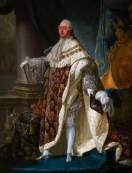 Louis XVI, en costume de couronnement