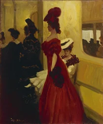 Spectatrice de la loge de théâtre