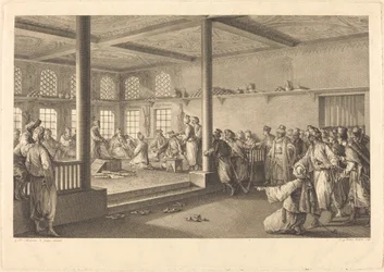 Réception de Choiseul-Gouffier chez Hassan-Tchousch-Oglou