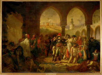 Bonaparte visitant les pestiferes de Jaffa …
