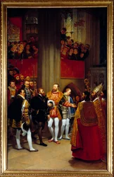 Charles V reçu par François Ier à l