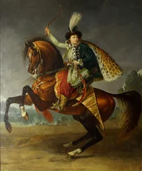 Portrait équestre du prince Boris Nikolaïevitch Youssoupov