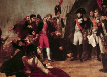 La reddition de Madrid. Napoléon Ier reçoit la reddition de Madrid le 4 décembre 1808