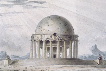 Design pour une maison pour un cosmopolite, 1783 (détail)