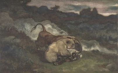 Ours Tuant un Taureau, 1810-75