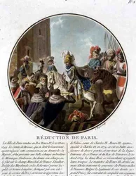 La capture de Paris en 1594, gravé par Louis Roger