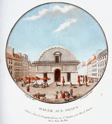 Dans les vues pittoresques des principaux bâtiments de Paris par Sergeant