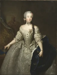 Louise Ulrique de Prusse, reine de Suède et Finlande - Portrait par Antoine Pesne
