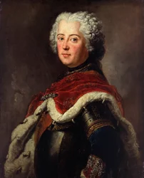 Portrait de Frédéric II de Prusse 1712-1786 en tant que prince héritier, 1739