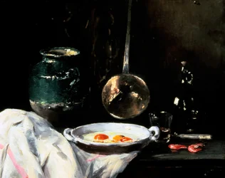 Nature morte avec des œufs, 20e siècle
