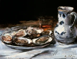 Nature morte aux huîtres, XIXe siècle