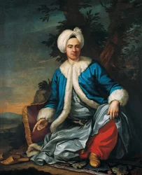 Un Européen en costume turc