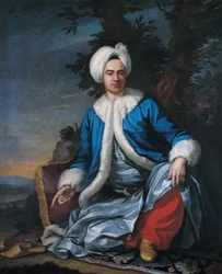 Un Européen en costume turc