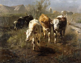 Gang zur Tränke, 1888