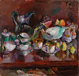 Nature morte aux tasses à café